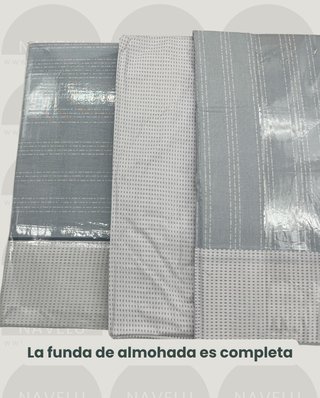 Juego Sábanas Home Celeste - Todas las medidas