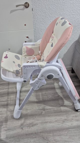 Trona Kinderkraft rosa lunares