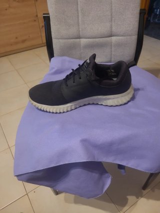 Zapatillas Skechers Memory Foam Hombre Negras