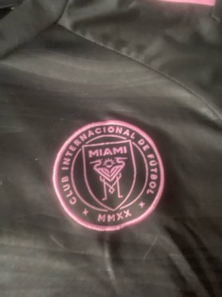 Camiseta Inter Miami Messi Adidas Negra Rosa