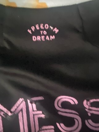 Camiseta Inter Miami Messi Adidas Negra Rosa