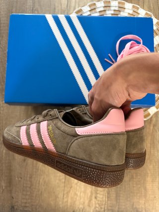 Adidas Handball Spezial Marrón y Rosa Talla 38