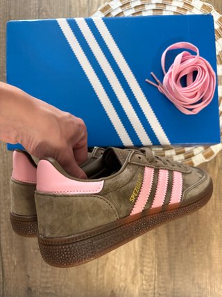 Adidas Handball Spezial Marrón y Rosa Talla 38