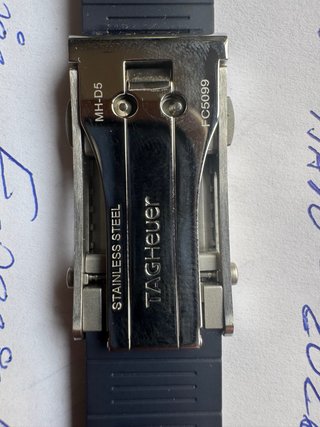 Correa Caucho TAG Heuer Aquarracer azul