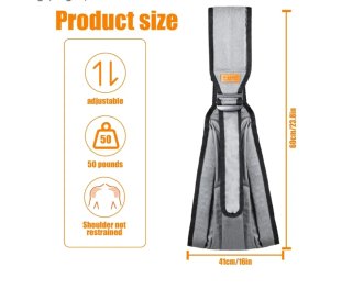 Portabebés ergonómico gris
