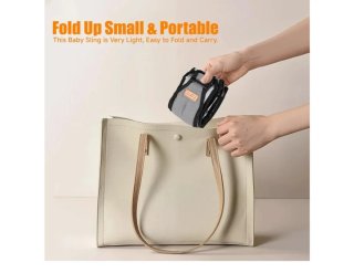 Portabebés ergonómico gris
