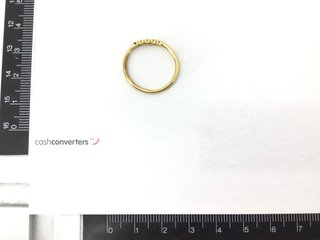 anillo oro 18k con piedra con circonita