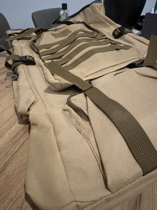 Mochila Táctica Militar Grande Beige 80L