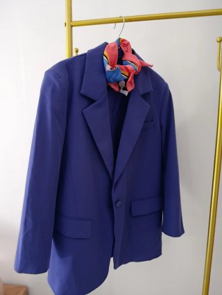 Americana Only Oversize Azul Talla 38