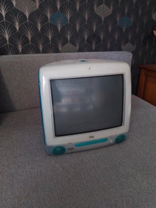 Ordenador Apple iMac Transparente y Verde