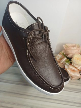 Mocassini uomo pelle marrone tg 40