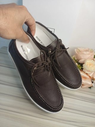 Mocassini uomo pelle marrone tg 40