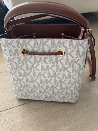 Bolso Michael Kors Blanco y Marrón