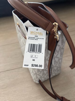 Bolso Michael Kors Blanco y Marrón