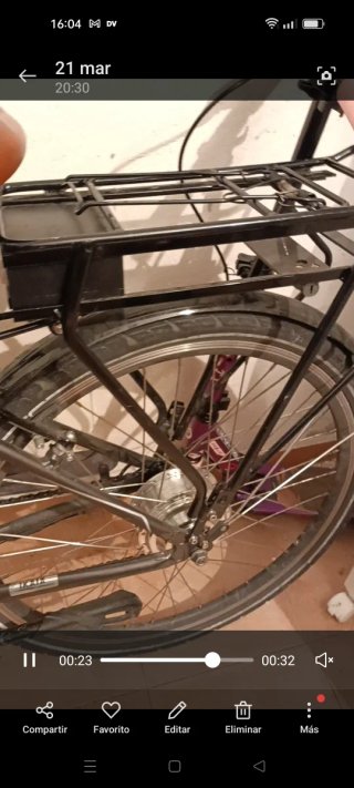 Bicicleta eléctrica Megamo avería cable