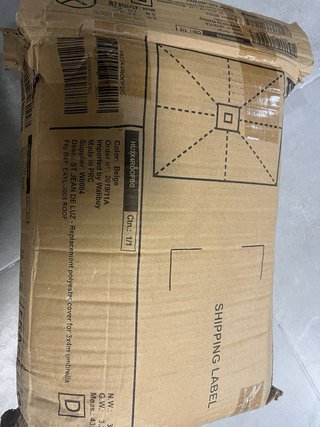 Lona para sombrilla 3x4m Beige