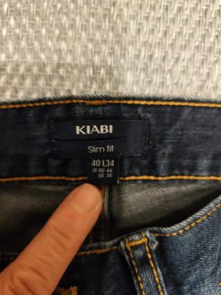 2 pantalones vaqueros azules