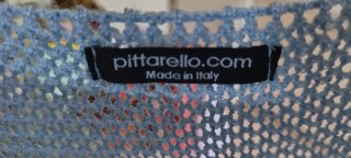 Maglione Pittarello righe blu, grigio, bianco