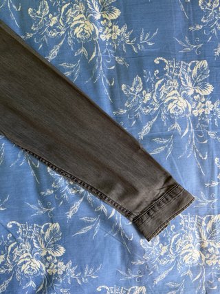 Camisa vaquera Zara Man Talla M gris