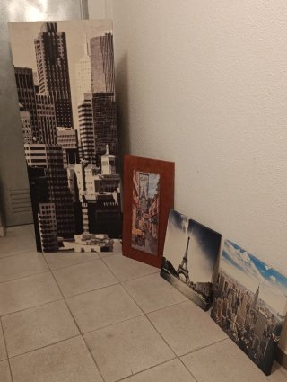 Conjunto de 4 lienzos decorativos