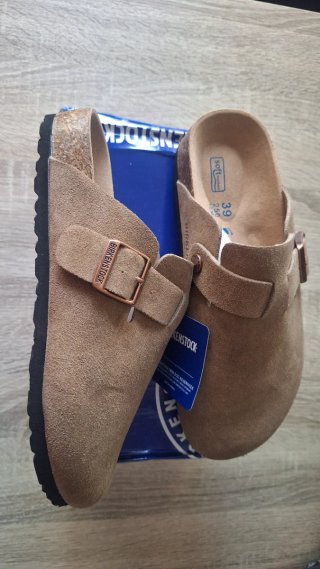 Sandalias Birkenstock Beige/Marrón Talla 39