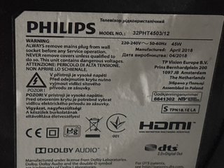 Televisor Philips Negro/Gris 32”