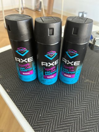 3 Botes Desodorante Axe Marine