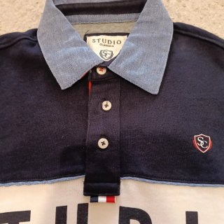 Polo manga larga hombre.Talla M.Studio Classics