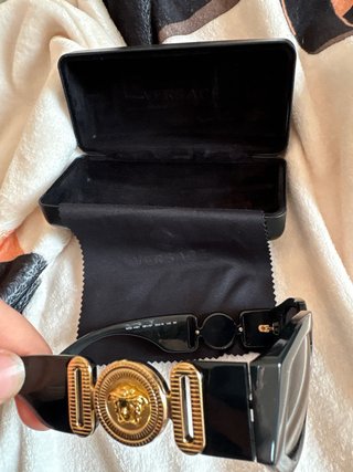 Gafas de sol Versace Negras y Plateadas