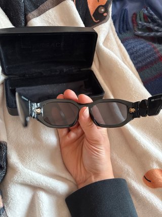 Gafas de sol Versace Negras y Plateadas