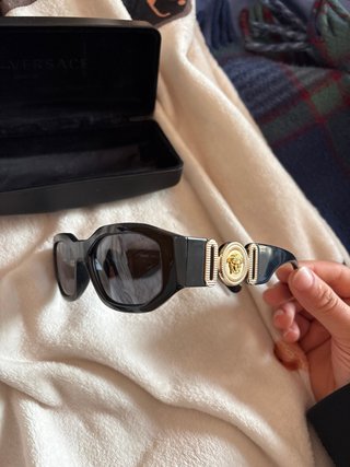 Gafas de sol Versace Negras y Plateadas