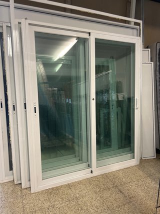 Ventana corredera aluminio blanco
