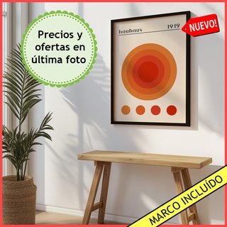Cuadro para dormitorio Moderno - Poster Bauhaus
