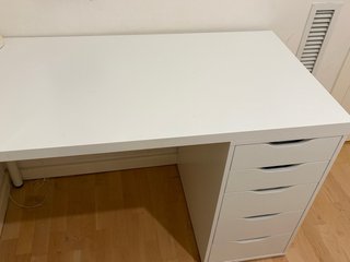 Escritorio Blanco con Cajonera Ikea