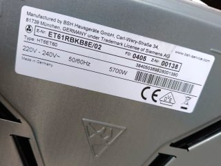 Vitrocerámica Siemens campana.y  Microondas