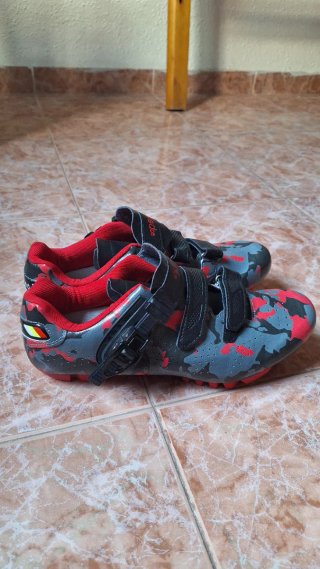 Zapatillas Ciclismo SPEED Nuevas Camuflaje