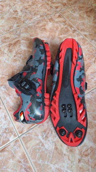 Zapatillas Ciclismo SPEED Nuevas Camuflaje