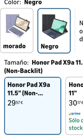 Funda con teclado para tablet 11,5 + cable