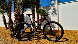 Mountain bike a sospensione completa 29" in carbonio