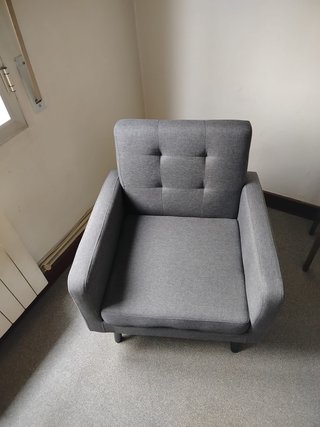 BUTACA DISEÑO GRIS MUY COMODO
