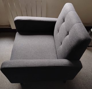 BUTACA DISEÑO GRIS MUY COMODO
