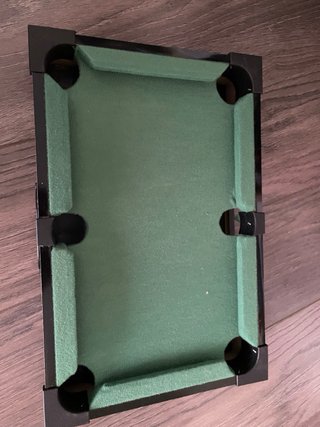 Mini mesa de billar con accesorios