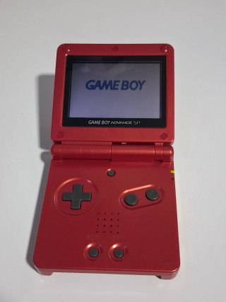 Game Boy Advance SP Roja +6 juegos y Zelda color