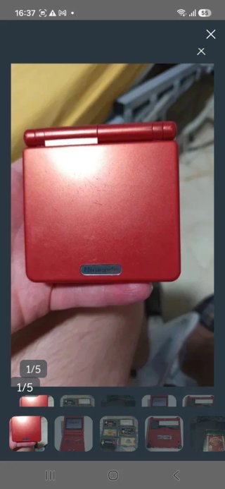 Game Boy Advance SP Roja +6 juegos y Zelda /PSone