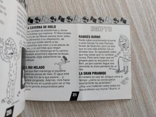 MANUAL BART VS THE WORLD PAL ESPAÑA NINTENDO NES
