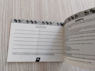 MANUAL BART VS THE WORLD PAL ESPAÑA NINTENDO NES