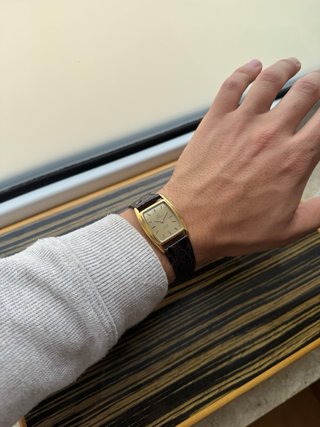 Omega De Ville Quartz Vintage Reloj Dorado
