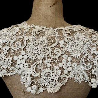 Cuello Bertha Guipur Precioso