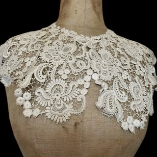 Cuello Bertha Guipur Precioso