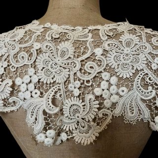 Cuello Bertha Guipur Precioso